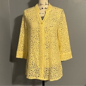 Kim Rogers Lace Button up